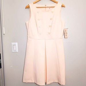 Nanette Lepore Ballet Slipper Wedding/Party Sleeveless Orange Coral Siz 10 Dress